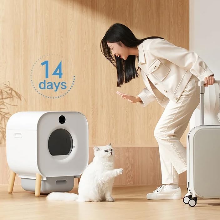 Smart Automatic cat Litter Box with Deodorization