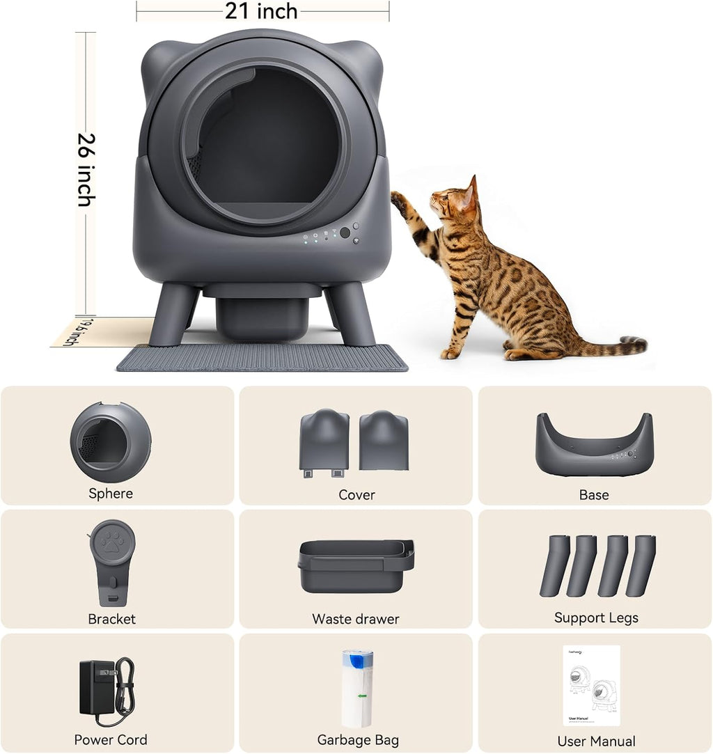 FEELNEEDY Self Cleaning Litter Box for cats
