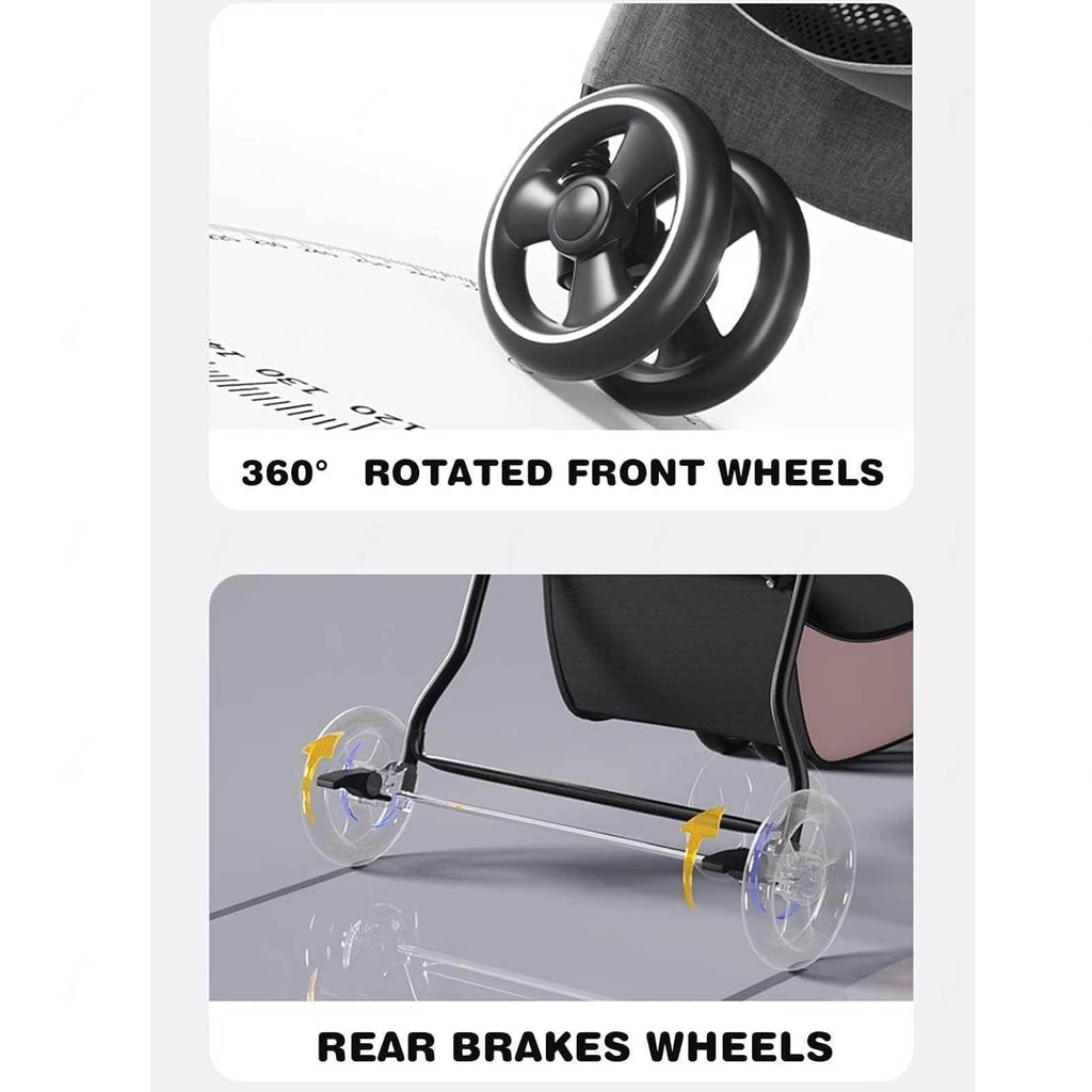 Pet Stroller, 3 in 1 Multifunction Pet Travel System