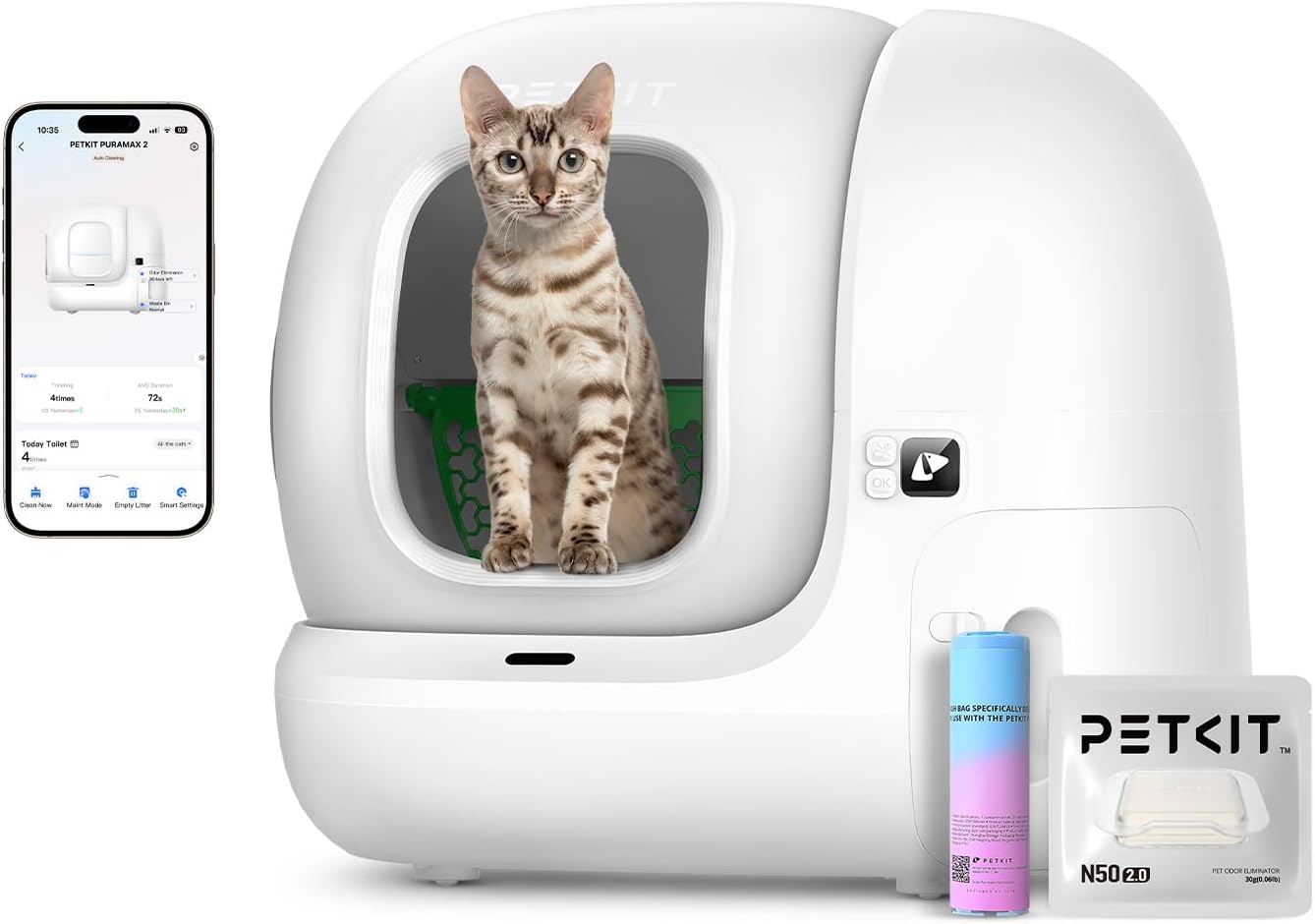 PETKIT PuraMax 2 Automatic Self-Cleaning Cat Litter Box