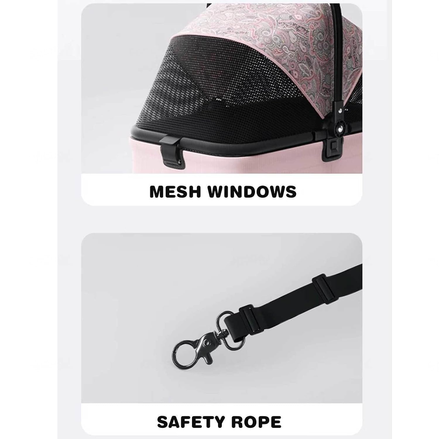 Pet Stroller, 3 in 1 Multifunction Pet Travel System