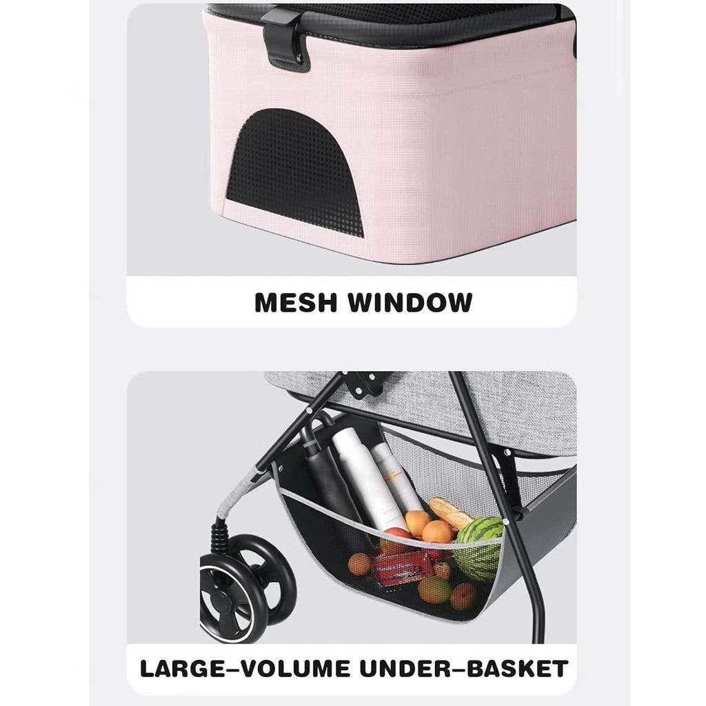Pet Stroller, 3 in 1 Multifunction Pet Travel System