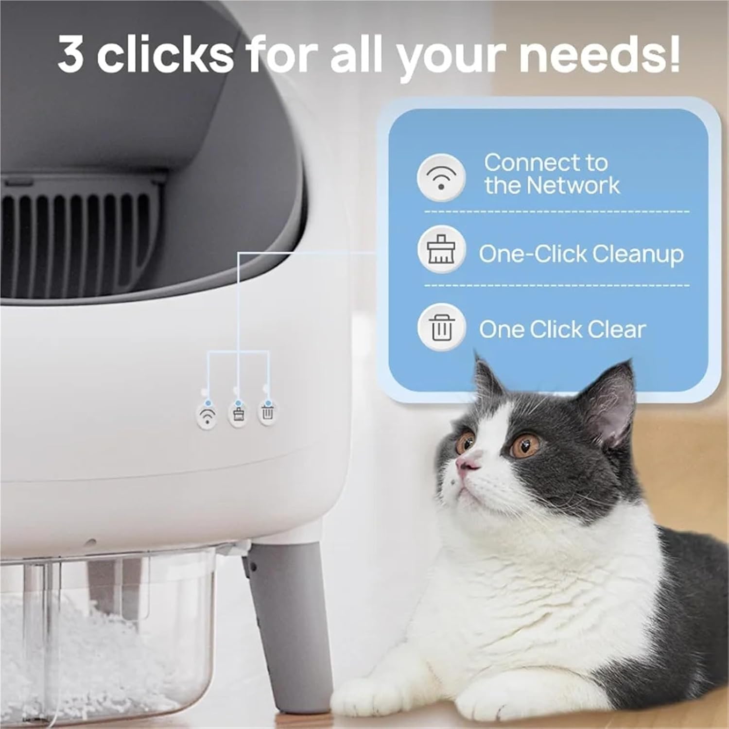 Self Cleaning Litter Box for cats
