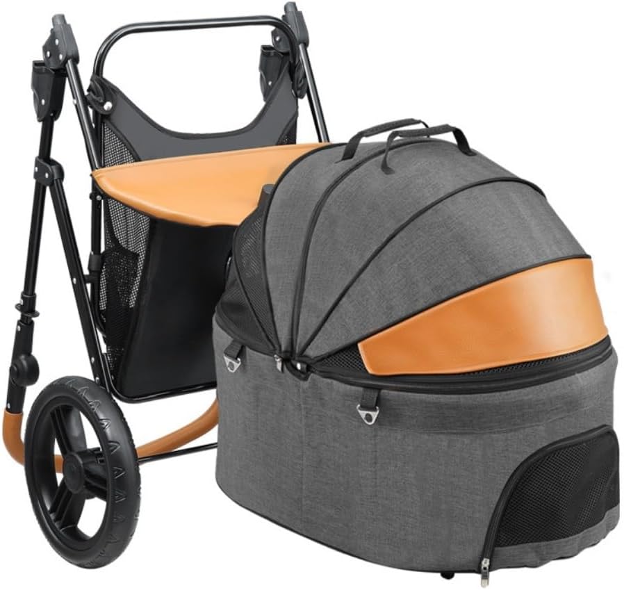 Pet Stroller, Portable Tricycle for Dogs and Cats