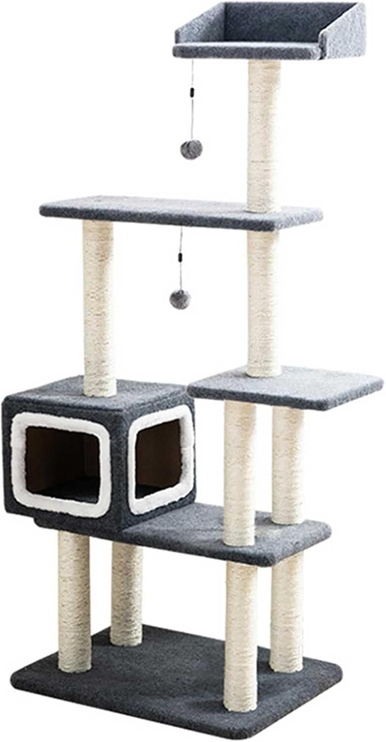 51 Inches Large Cat Tree Multi-Layer