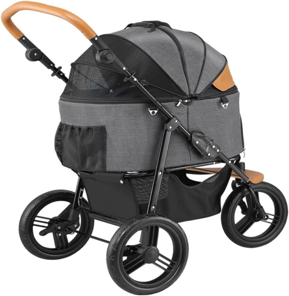 Pet Stroller, Portable Tricycle for Dogs and Cats