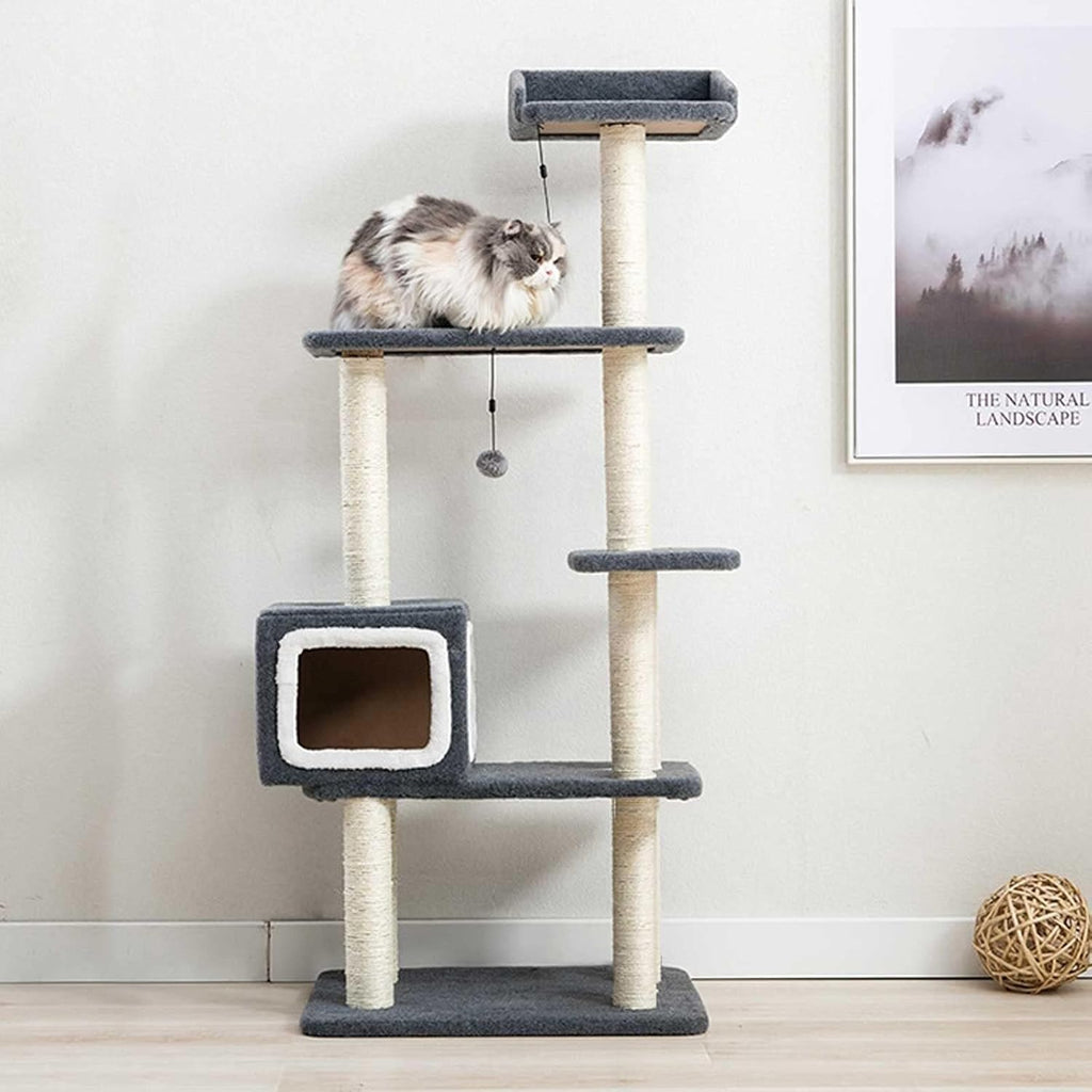 51 Inches Large Cat Tree Multi-Layer