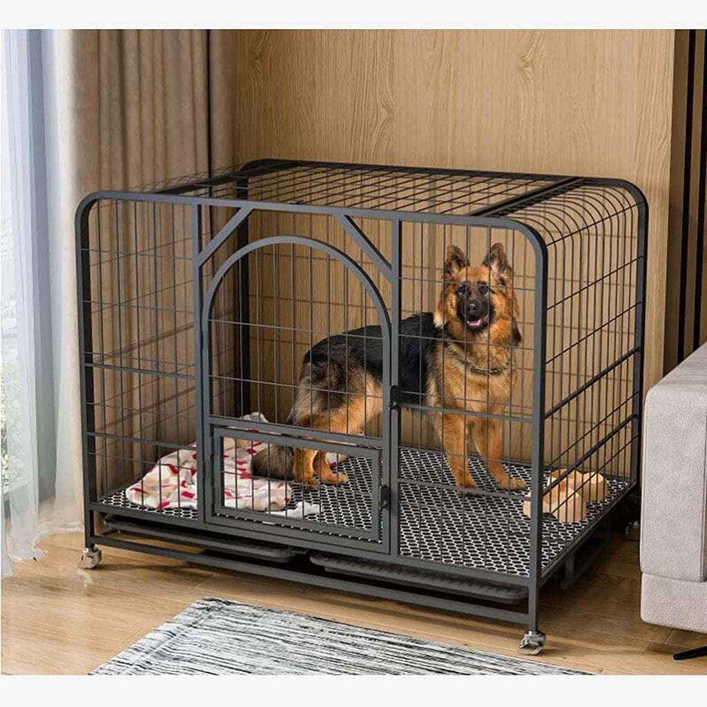 Heavy-Duty Metal Wire Dog Indoor Cage