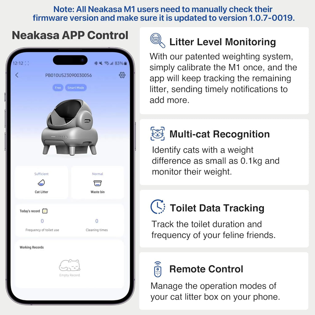 Neakasa M1 Automatic Cat Litter Box with APP Control