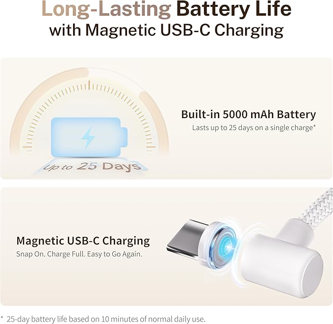 Enabot EBO ROLA Mini FamilyBot 2K Pet Camera Robot: Movable Indoor Camera Battery-Powered with Phone App, One-Touch Call, 2-Way Talk, Night Vision, Motion Detection, Video Recording