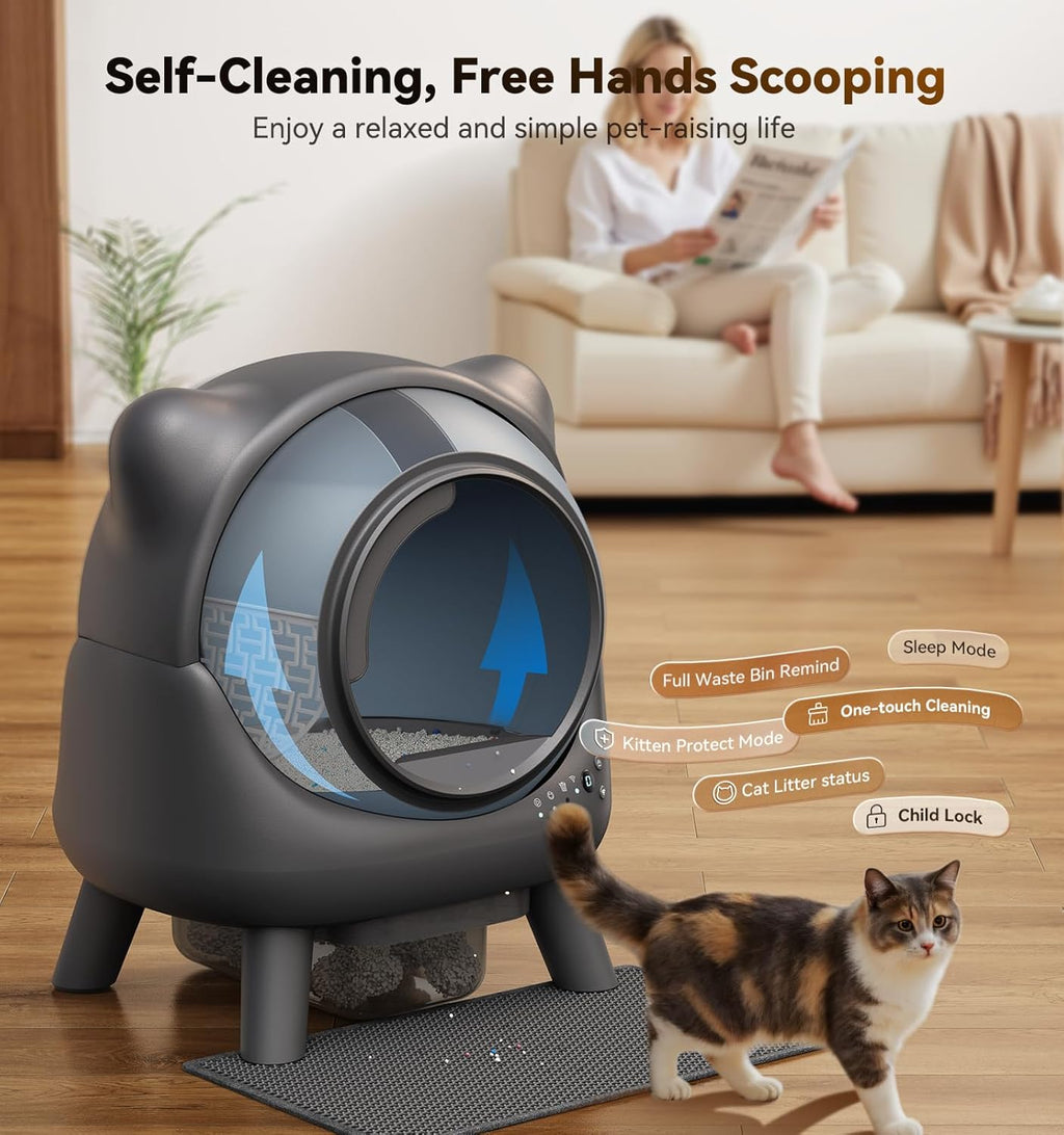 FEELNEEDY Self Cleaning Litter Box for cats