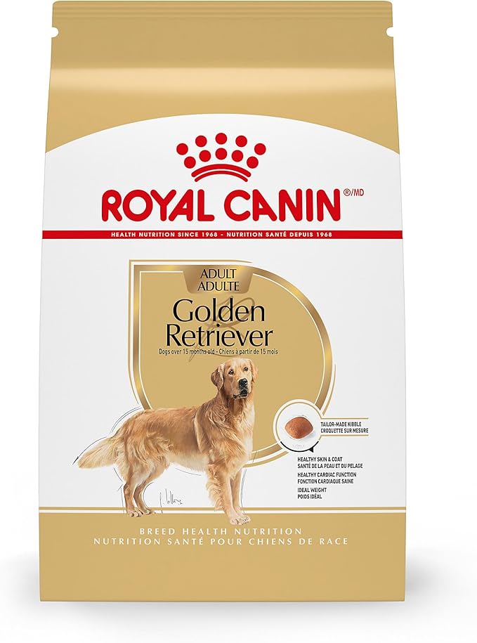 Royal Canin Golden Retriever Adult Dry Dog Food, 30 lb bag