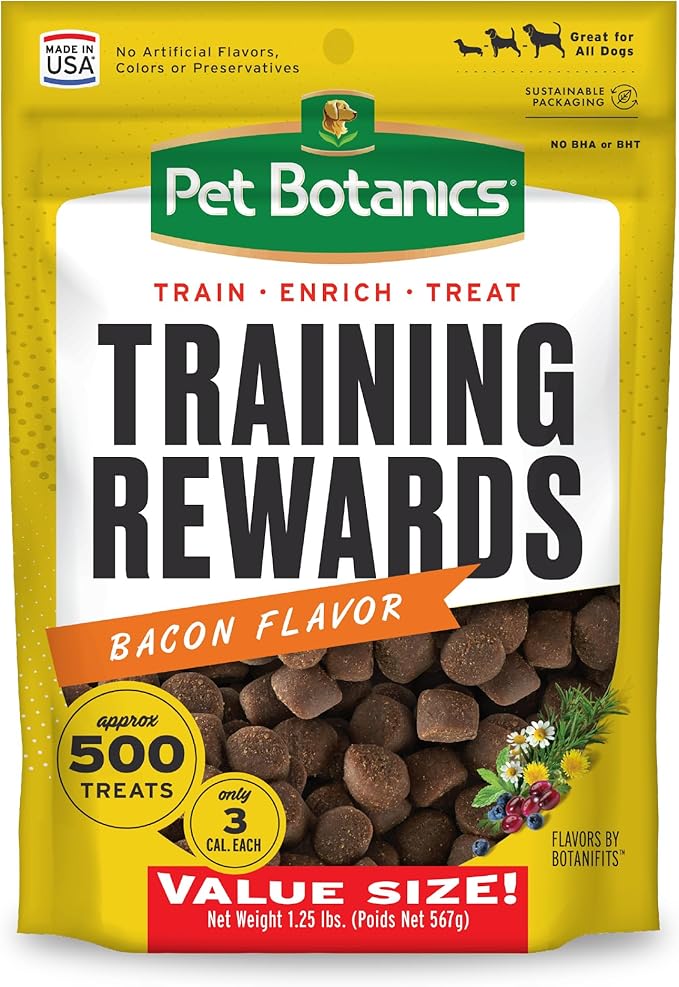 Pet Botanics Training Rewards Treats for Dogs, Made with Real Pork Liver