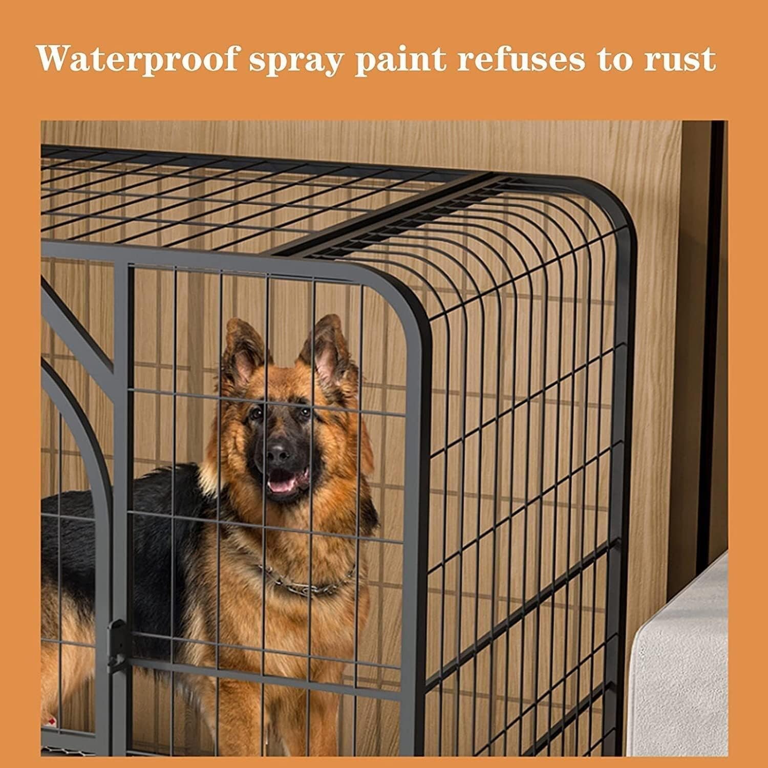 Heavy-Duty Metal Wire Dog Indoor Cage