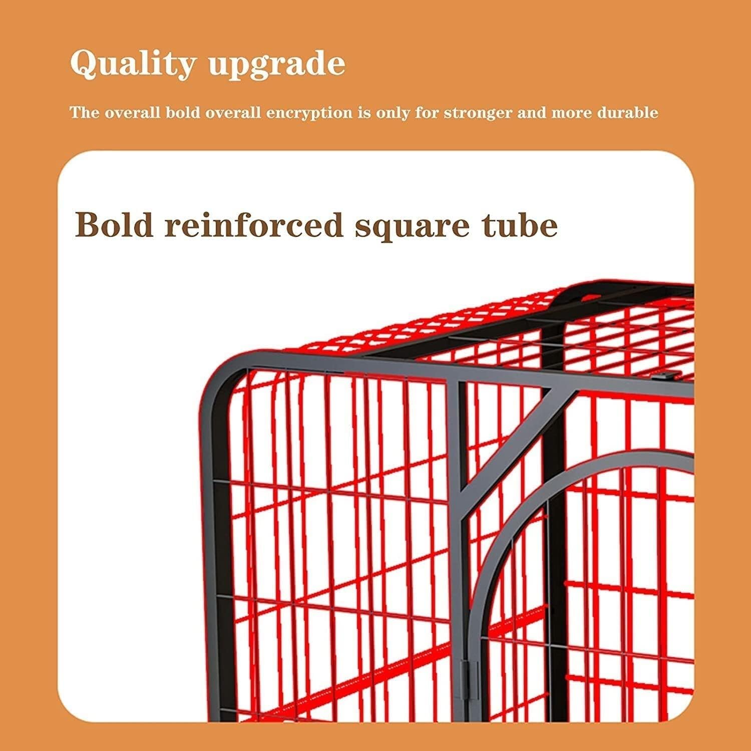 Heavy-Duty Metal Wire Dog Indoor Cage