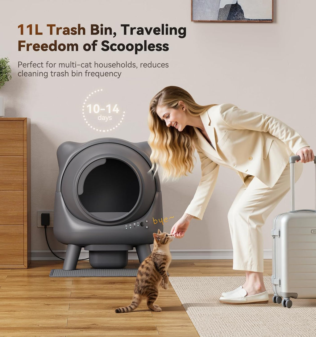 FEELNEEDY Self Cleaning Litter Box for cats