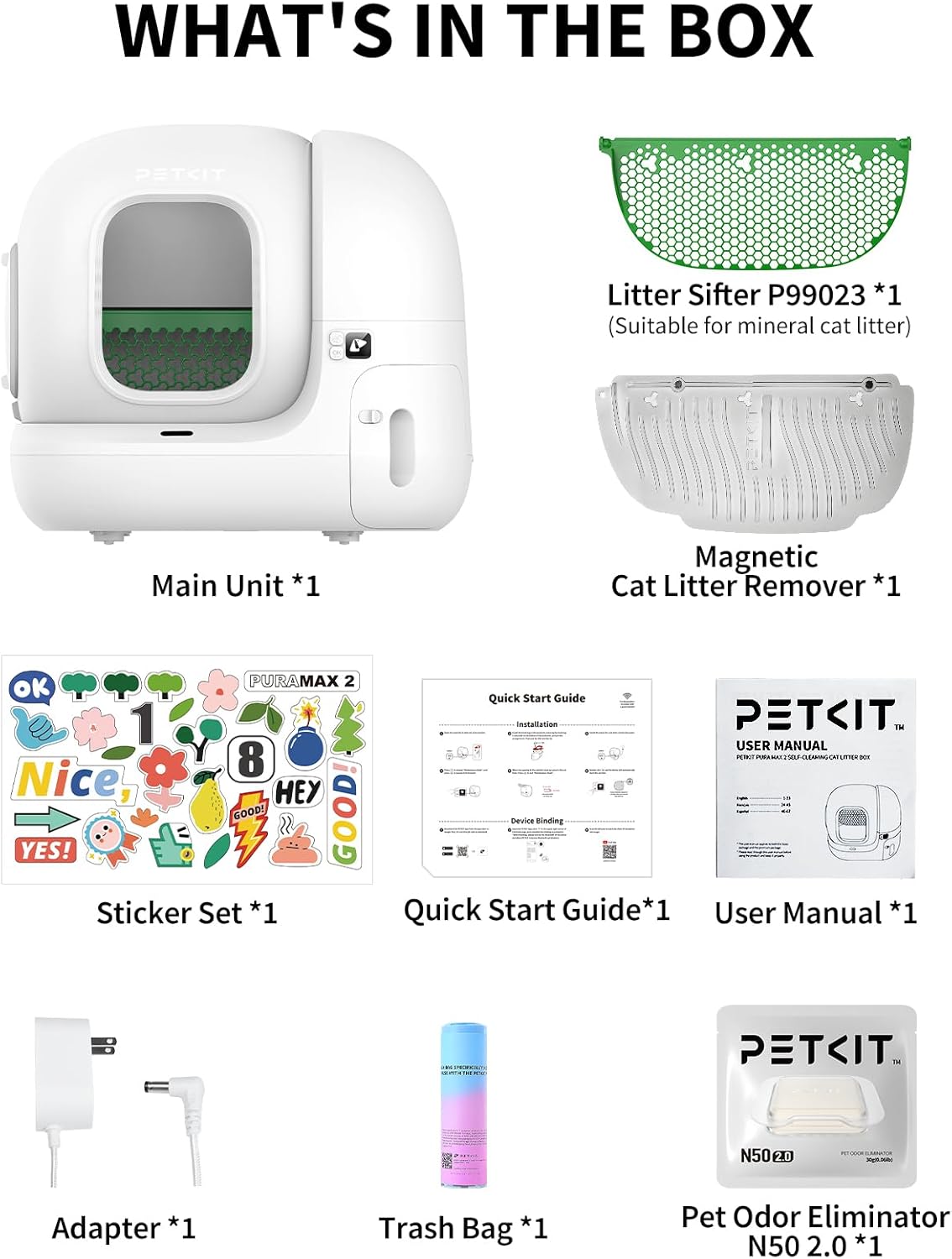 PETKIT PuraMax 2 Automatic Self-Cleaning Cat Litter Box