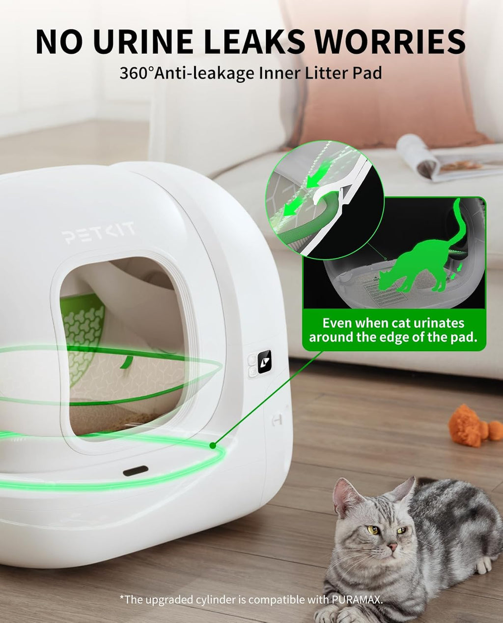 PETKIT PuraMax 2 Automatic Self-Cleaning Cat Litter Box
