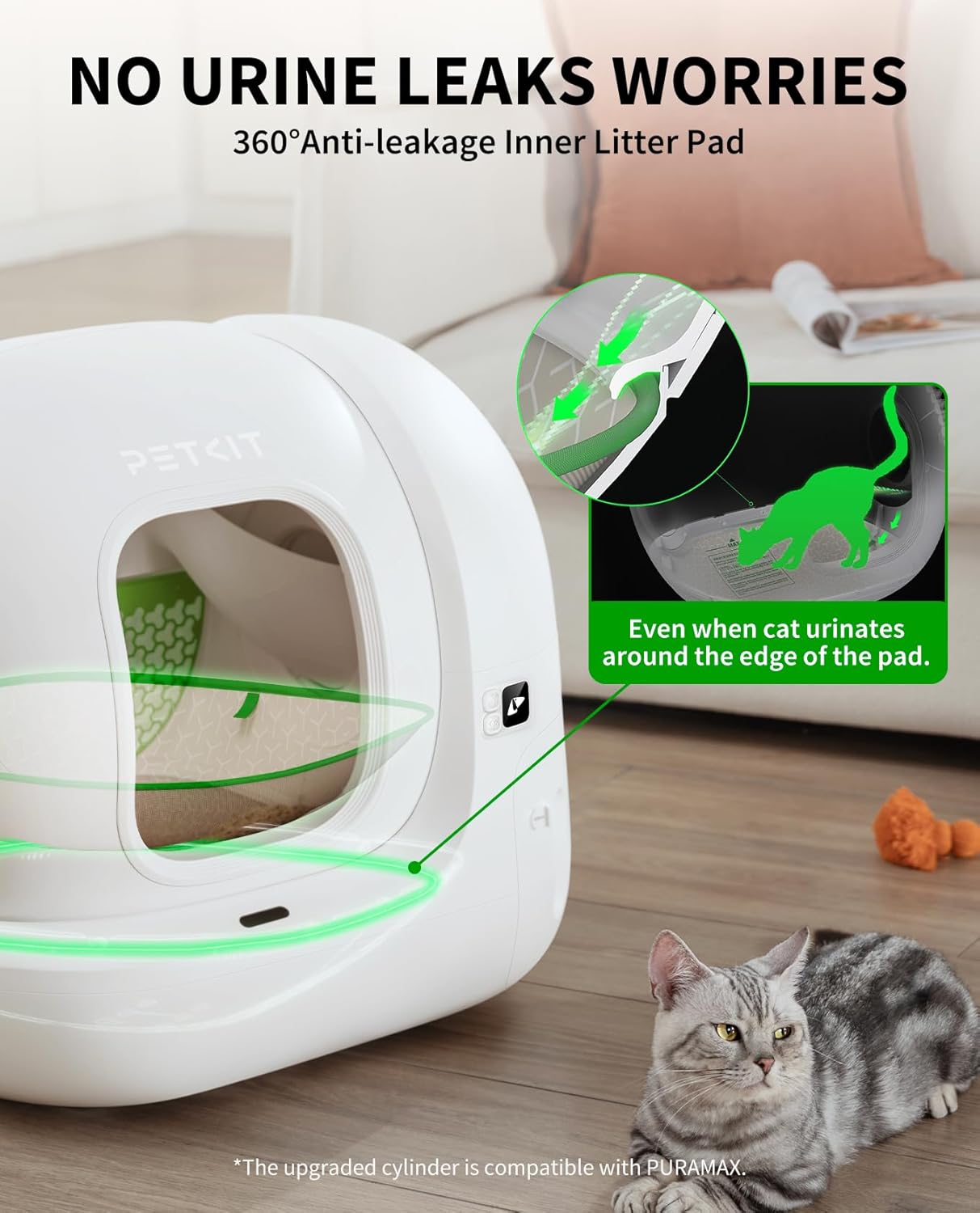 PETKIT PuraMax 2 Automatic Self-Cleaning Cat Litter Box