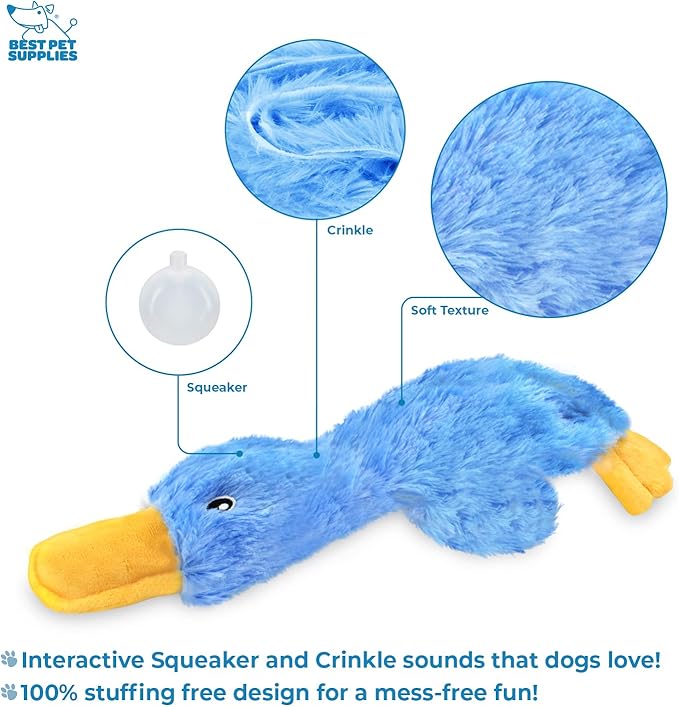 Best Pet Supplies Interactive Squeaky Dog Chew Toy, Ideal Dog Toys for Chewers