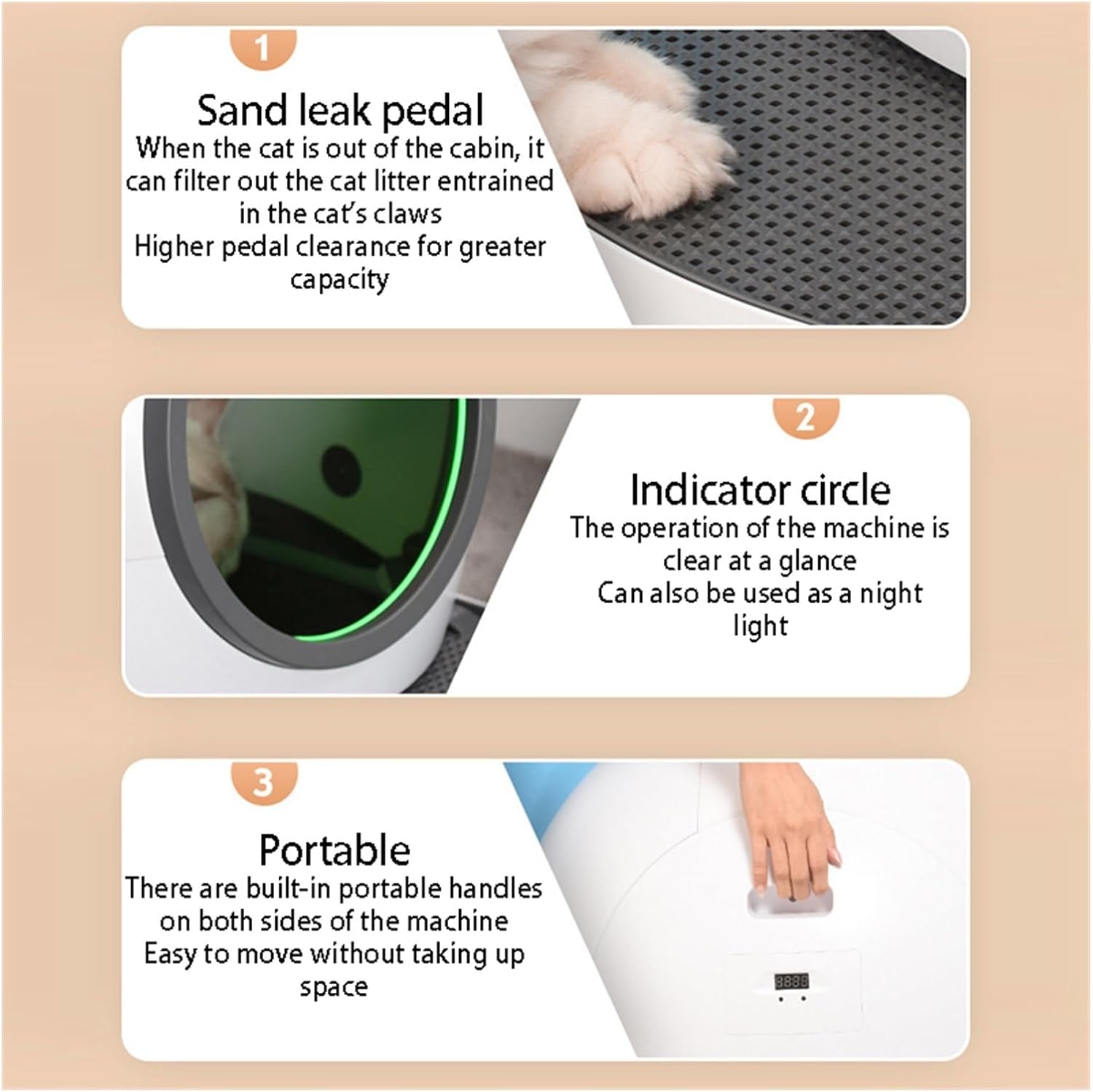 Self-Cleaning Cat Litter Box