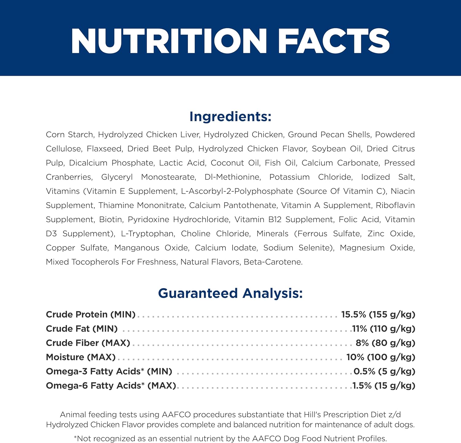 Hill's Prescription Diet z/d Skin/Food Sensitivities Hydrolyzed Dry Dog Food, Veterinary Diet, 25 lb. Bag