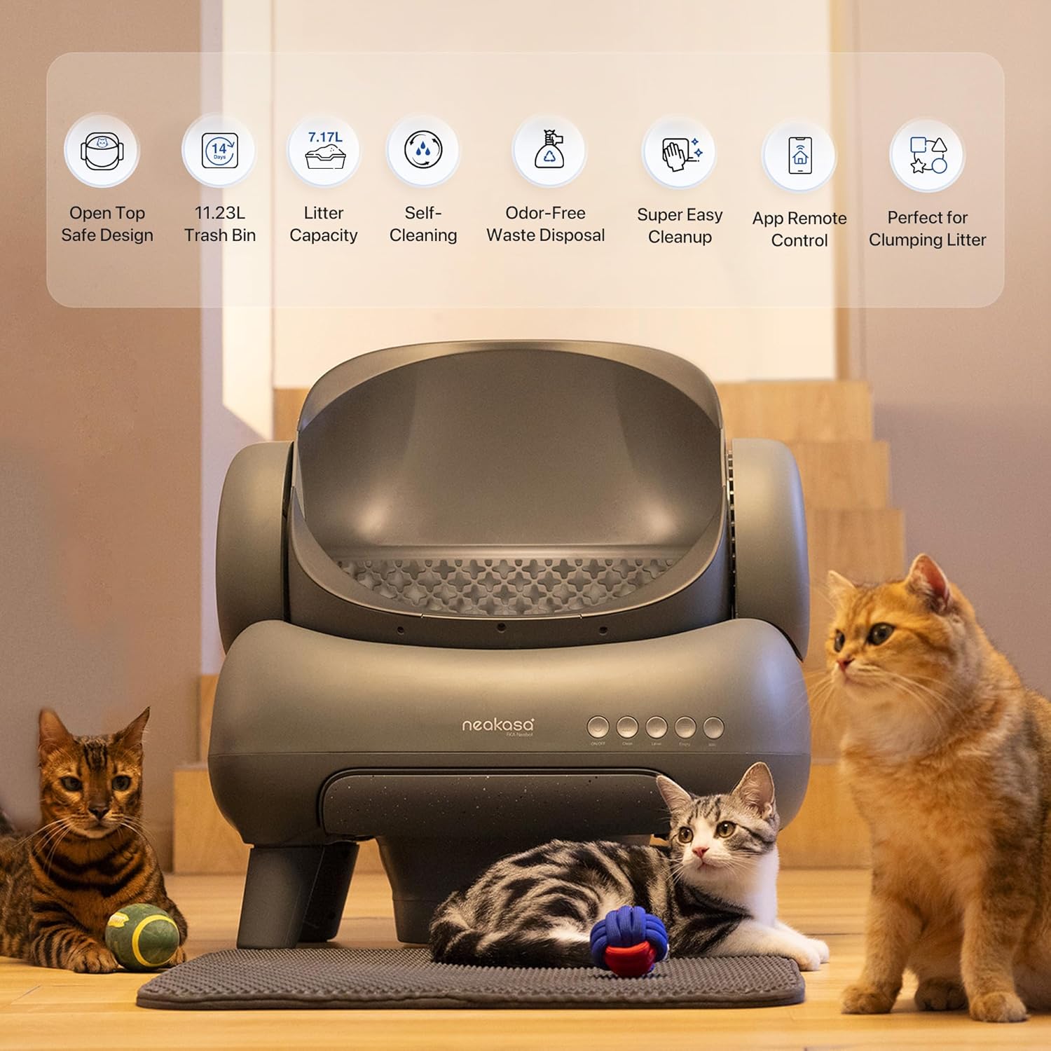 Neakasa M1 Automatic Cat Litter Box with APP Control