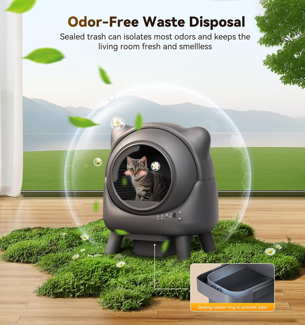 FEELNEEDY Self Cleaning Litter Box for cats